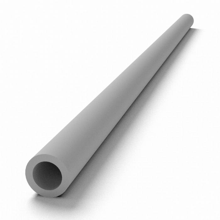 Tubo tondo non anodizzato 20x2mm realizzato in metallo pieno. Disponibile in diverse lunghezze