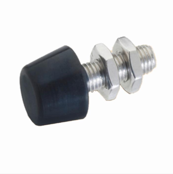 Clamping bolts with rubber pressure pad