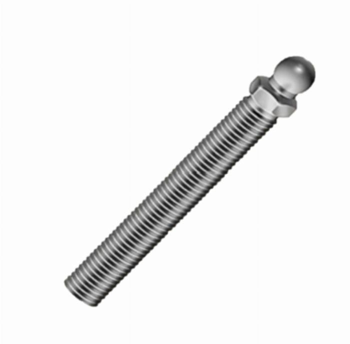 Tige filetée M8x40 pour pieds à rotule, acier, série 10