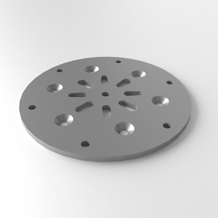Slewing Ring Bearing - Aluminium Plate BB-RT-01-60-ES