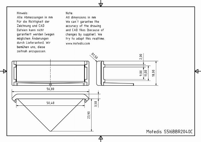Support Cover 20x40 Slot 6 a un design simple en noir 