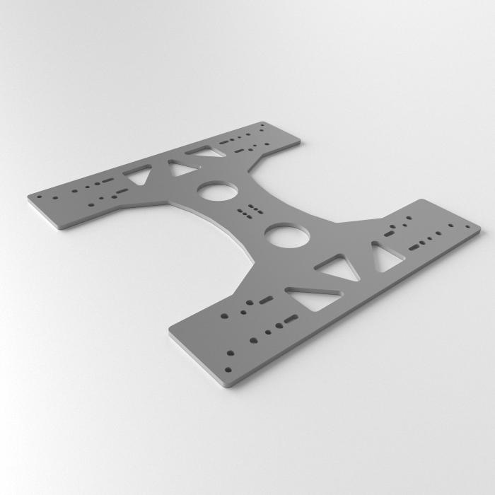 Stampante 3D porta letto riscaldante Accessori Staffa 200 t = 3mm