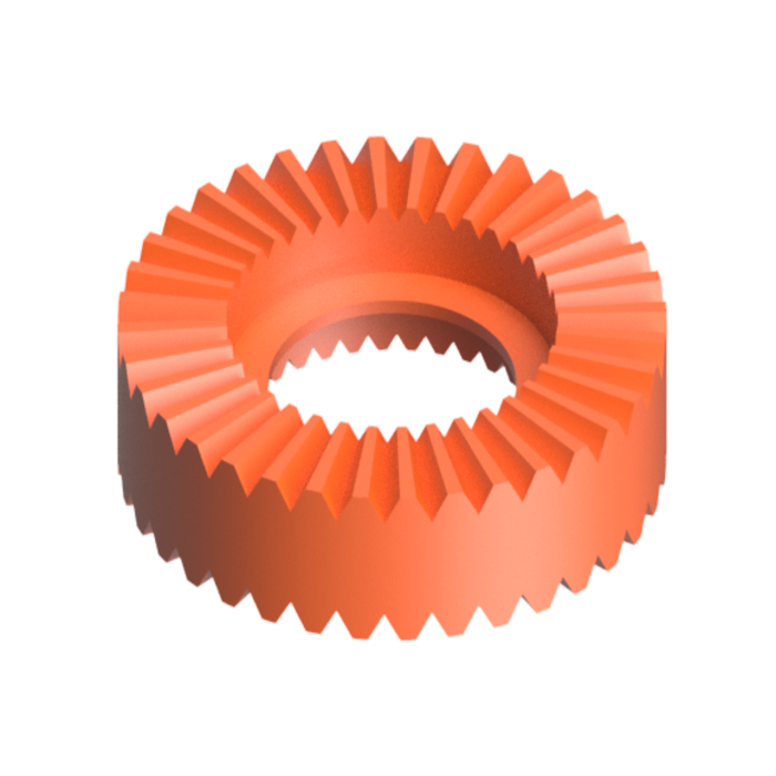 Disco dentato in plastica, posizionamento ogni 5°
