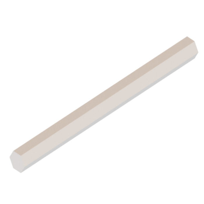 Alu Sechskant SW19 Länge 250mm
